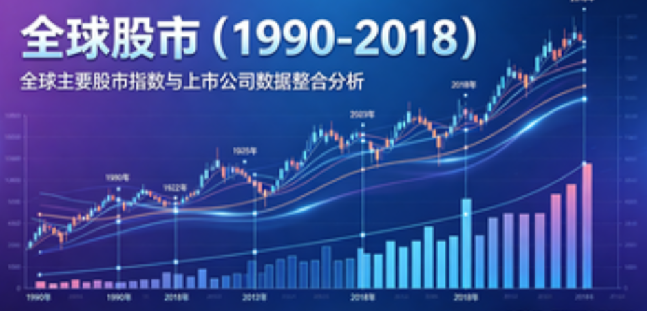 1990年到2018年，將近28年的時間，全球股市研究樣本裡大約有6萬2千家上市公司。