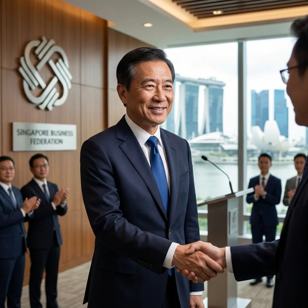 李坚辉当选新加坡工商联合总会新任主席
