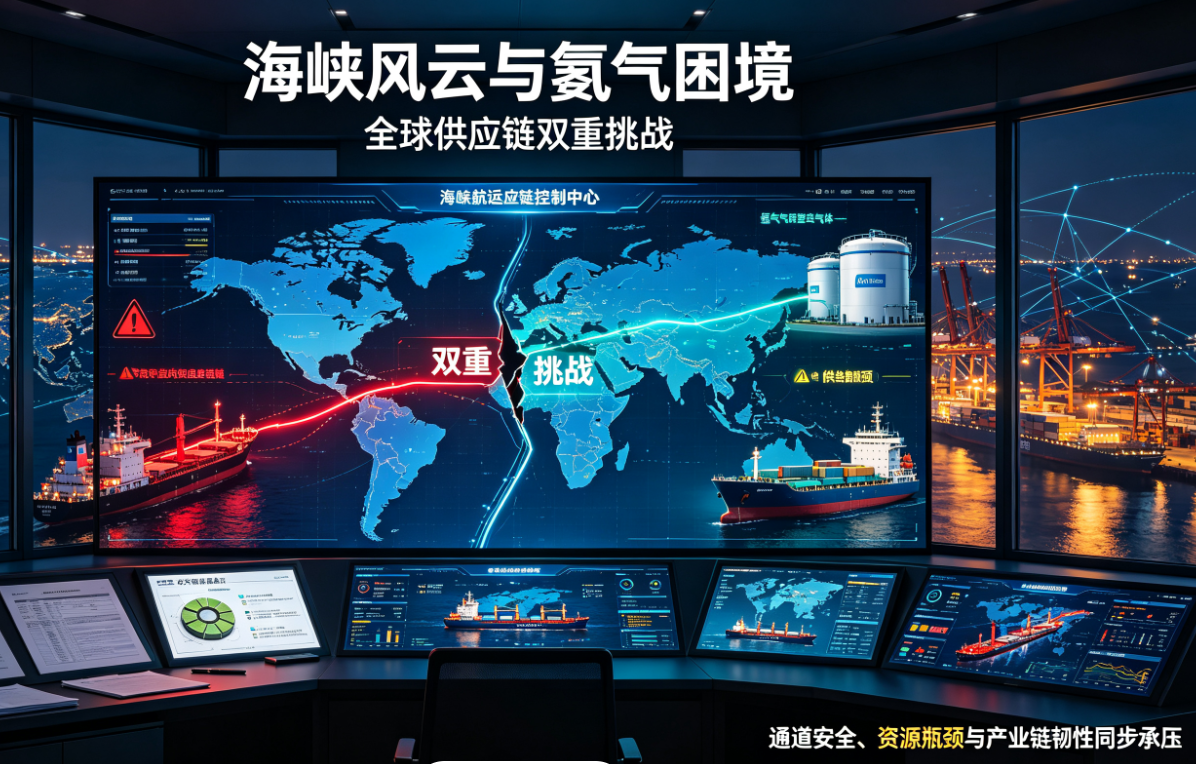海峡风云与氦气困境：全球供应链双重挑战